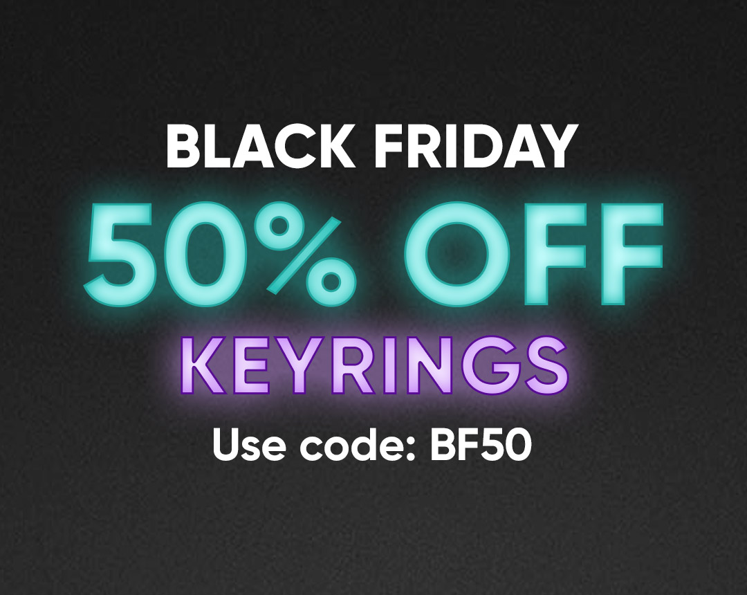 50% Off Keyrings
