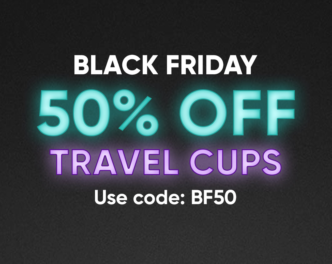 50% off Travel Cups