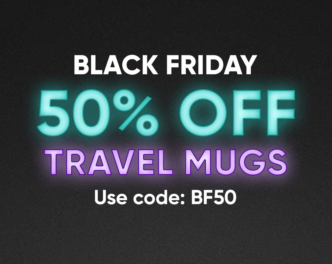 50% Off Travel Mugs
