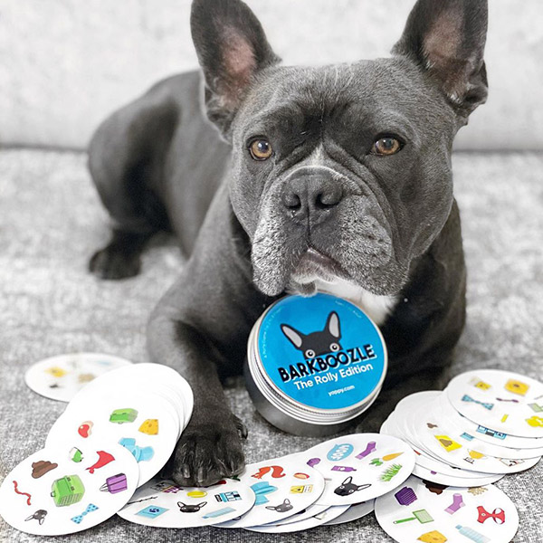 Rolly with Personalised Barkboozle Card Game