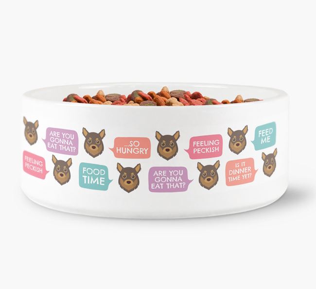 Speech Bubble Dog Bowl for your Chihuahua