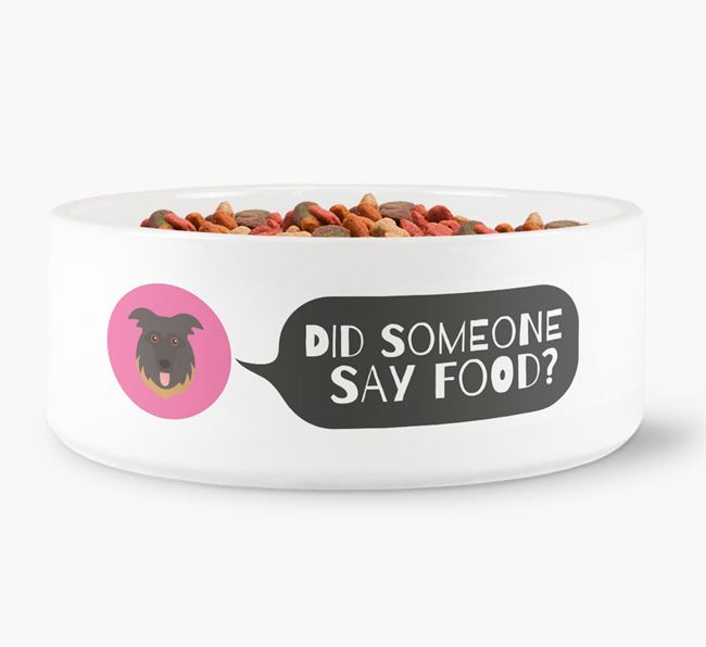 'Did someone say food?' Dog Bowl for your German Shepherd