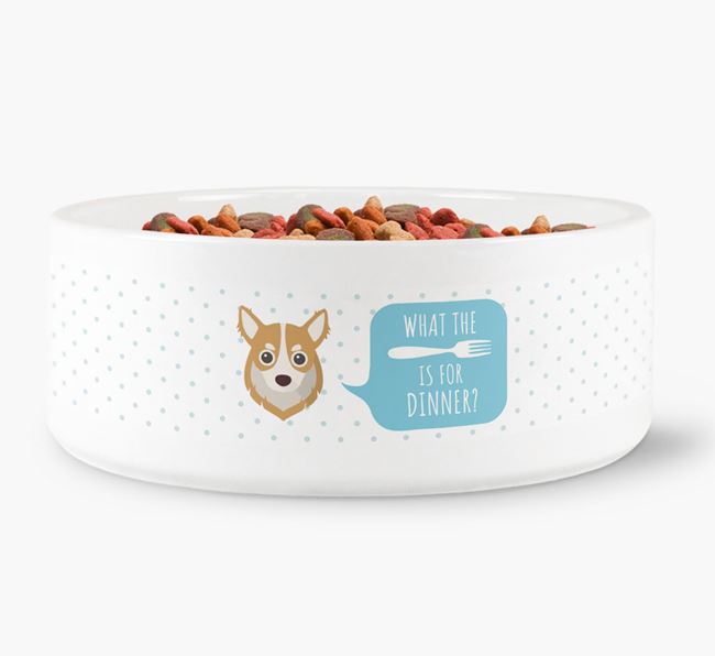 'What's for dinner?' Dog Bowl for your Chihuahua