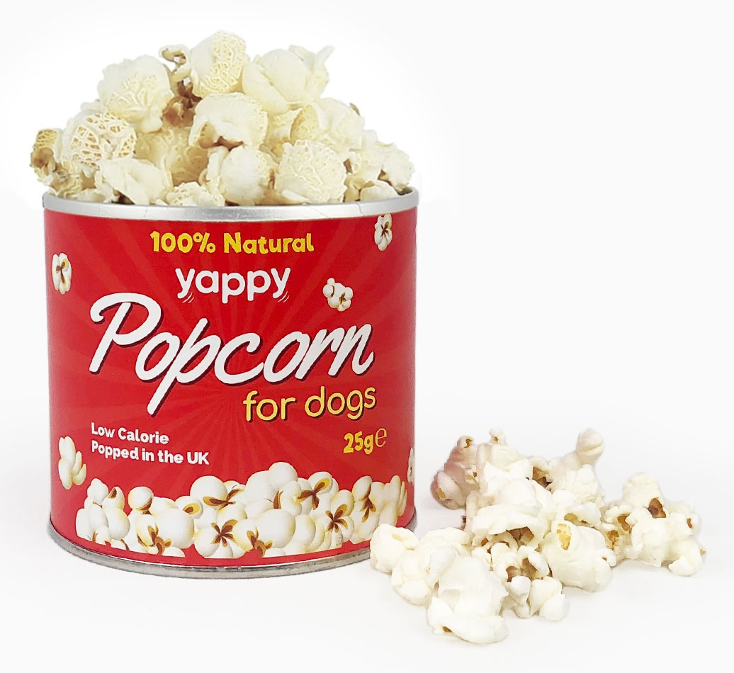 Popcorn for your Dog - front view
