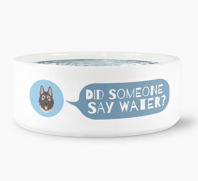 'Did someone say water?' Dog Bowl for your German Shepherd