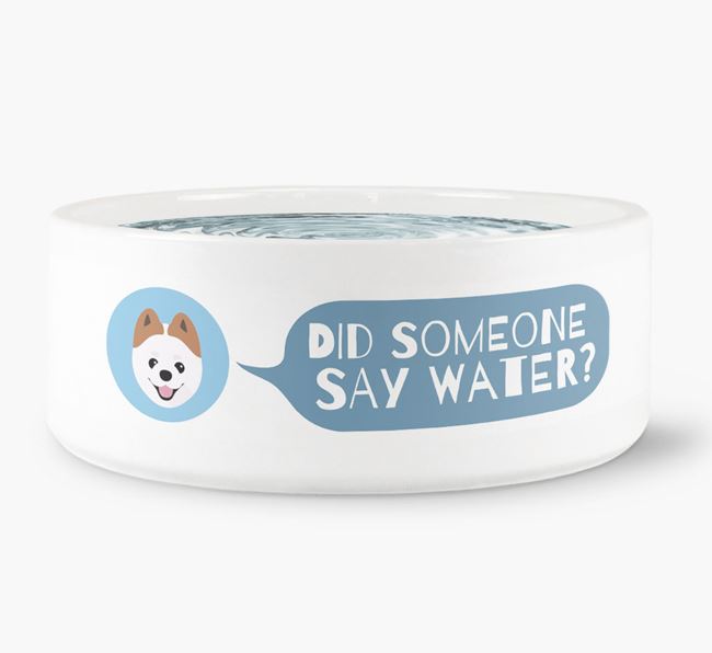 'Did someone say water?' Dog Bowl for your Pomeranian