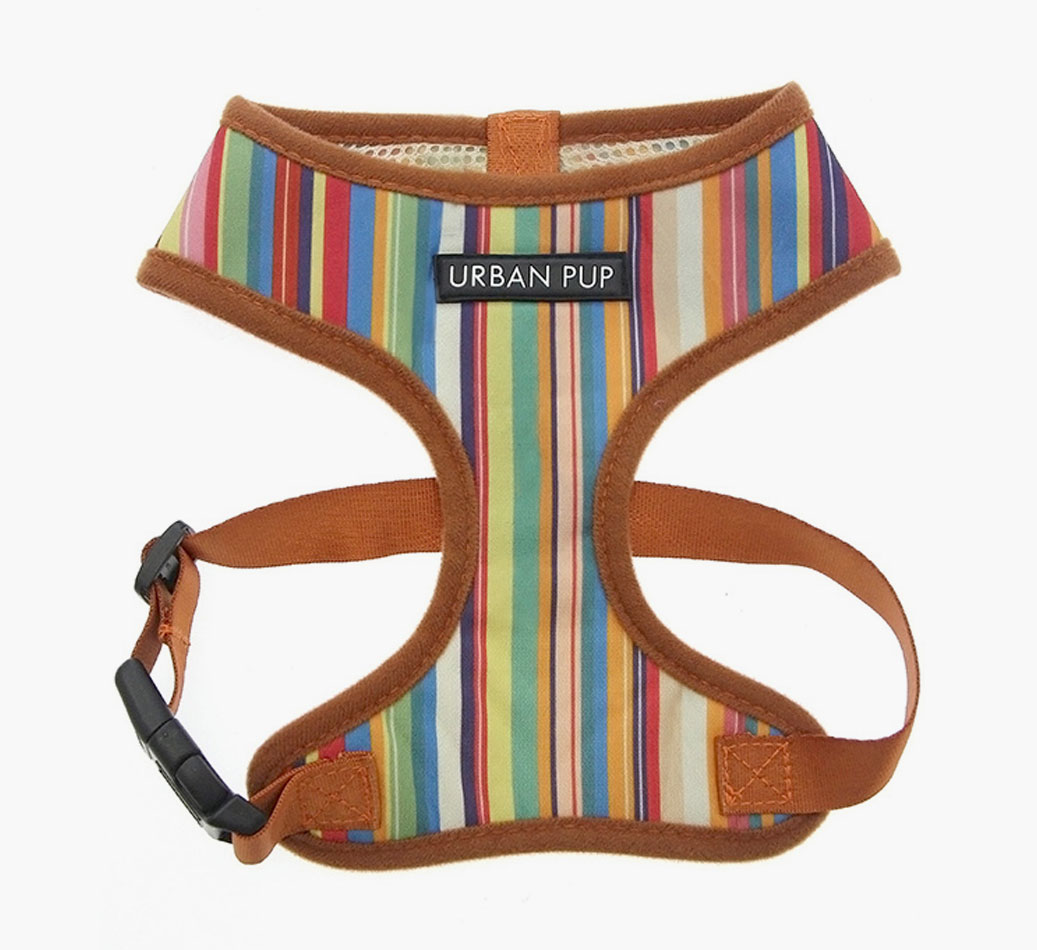 Dog Urban Pup Henley Striped Harness front