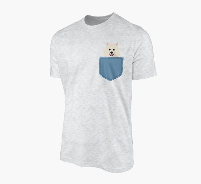 Pomeranian Icon in Pocket Adult T-Shirt