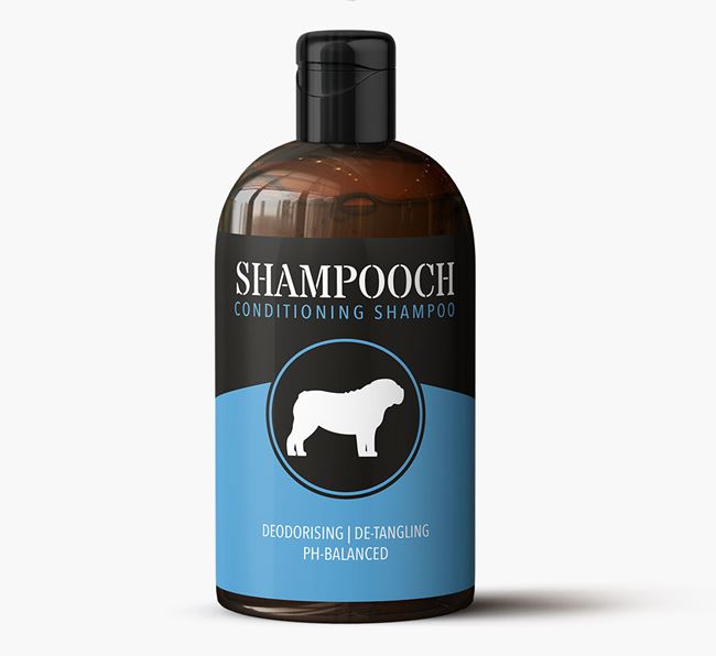 Dog Shampoo 'Shampooch' for your Bulldog