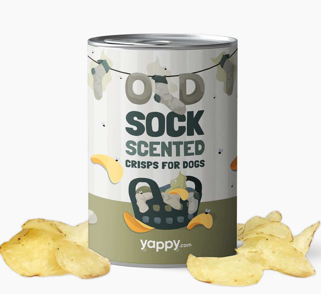Old Sock Scented Crisps For Your Dog