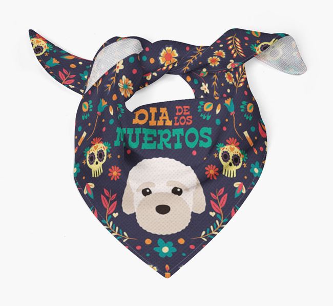 'Dia De Los Muertos' - Personalized Bich-poo Bandana