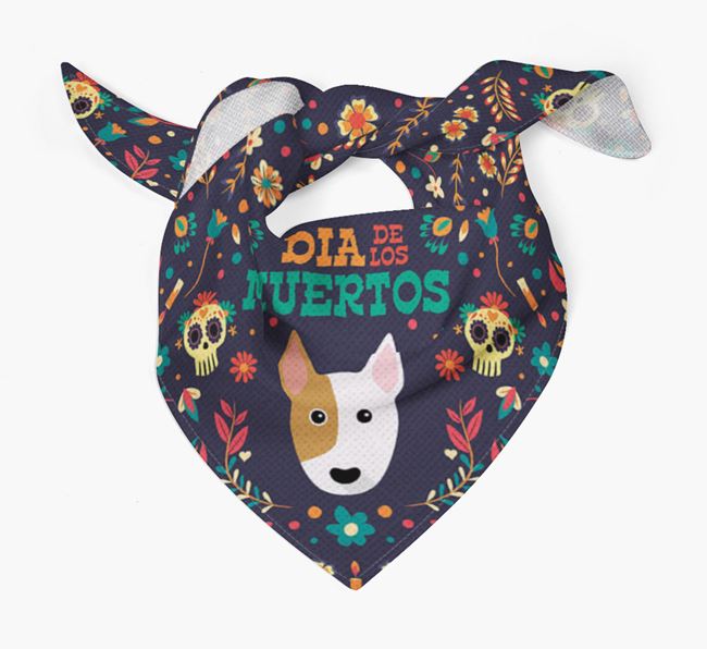 'Dia De Los Muertos' - Personalized Bull Terrier Bandana