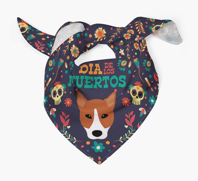 'Dia De Los Muertos' - Personalized Canaan Dog Bandana