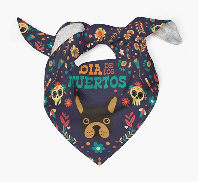 'Dia De Los Muertos' - Personalized French Bulldog Bandana