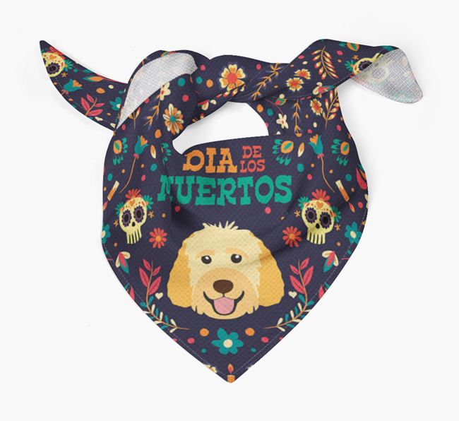 'Dia De Los Muertos' - Personalized Goldendoodle Bandana