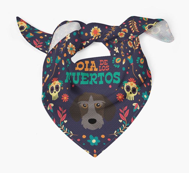 'Dia De Los Muertos' - Personalized Korthals Griffon Bandana