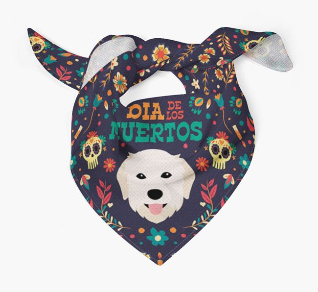 'Dia De Los Muertos' - Personalized Maremma Sheepdog Bandana