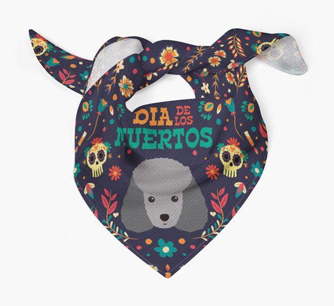 'Dia De Los Muertos' - Personalized Miniature Poodle Bandana