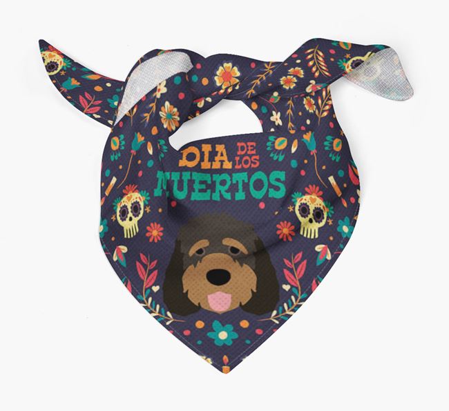 'Dia De Los Muertos' - Personalized Otterhound Bandana