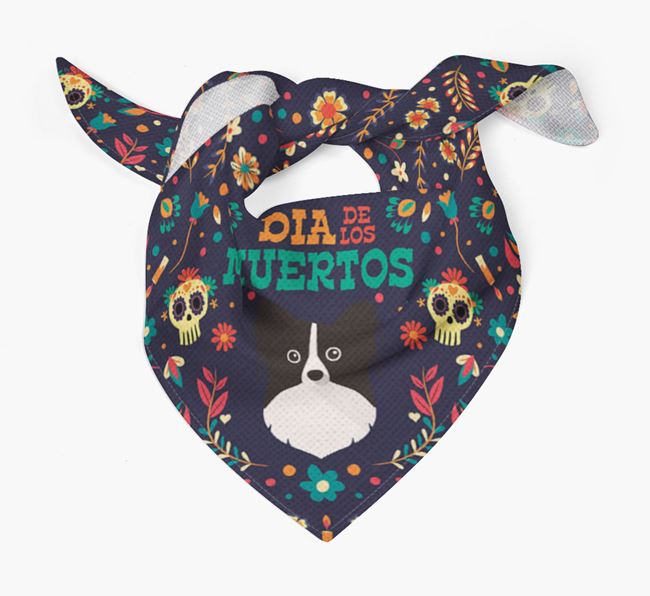 'Dia De Los Muertos' - Personalized Papillon Bandana