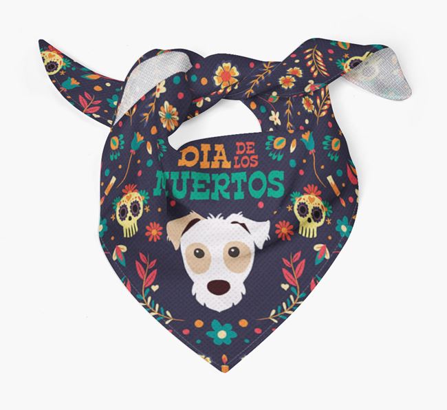 'Dia De Los Muertos' - Personalized Parson Russell Terrier Bandana