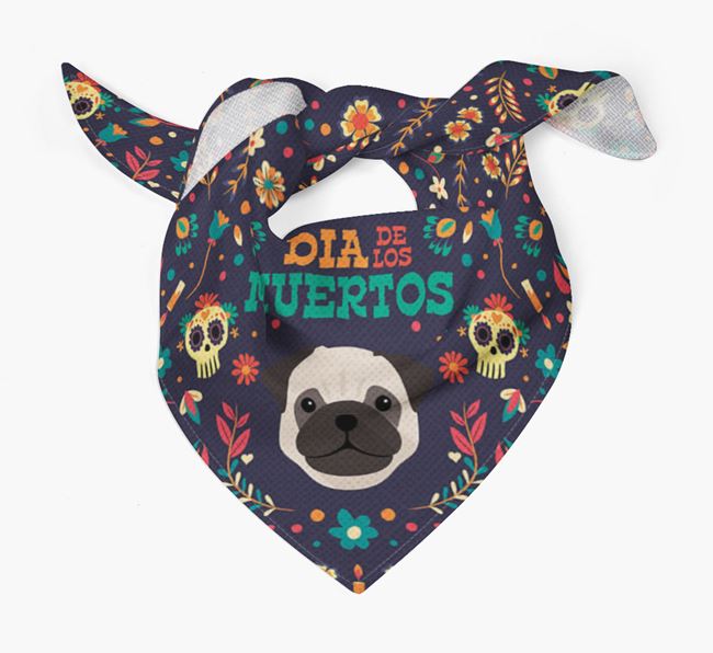 'Dia De Los Muertos' - Personalized Dog Bandana