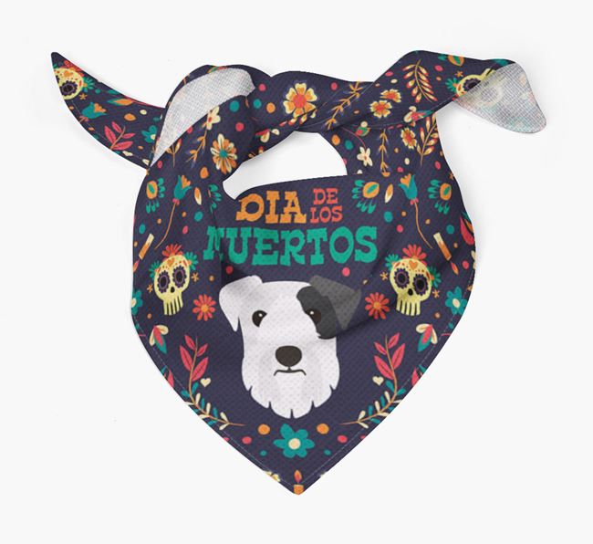 'Dia De Los Muertos' - Personalized Sealyham Terrier Bandana