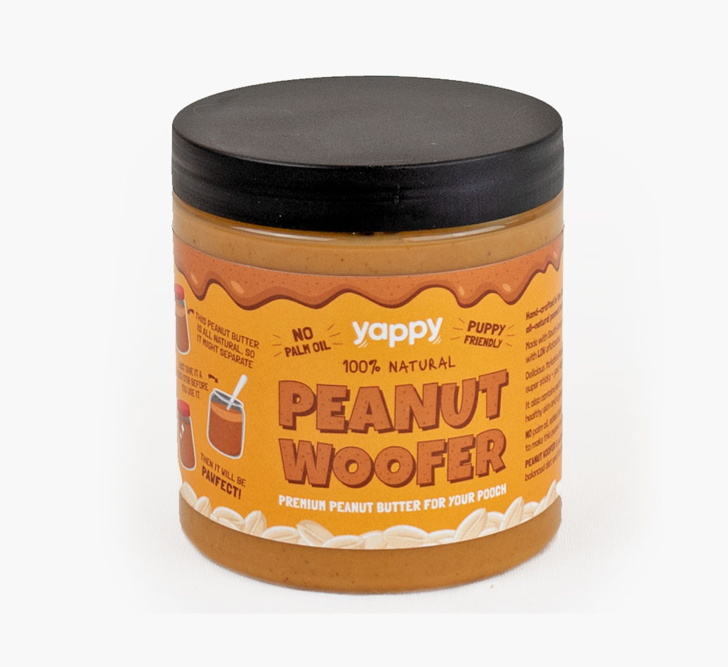 Peanut Butter for your Dog - front view