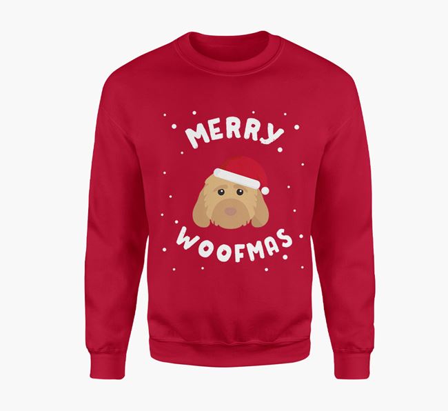 'Merry Woofmas' - Personalised Cockapoo Jumper