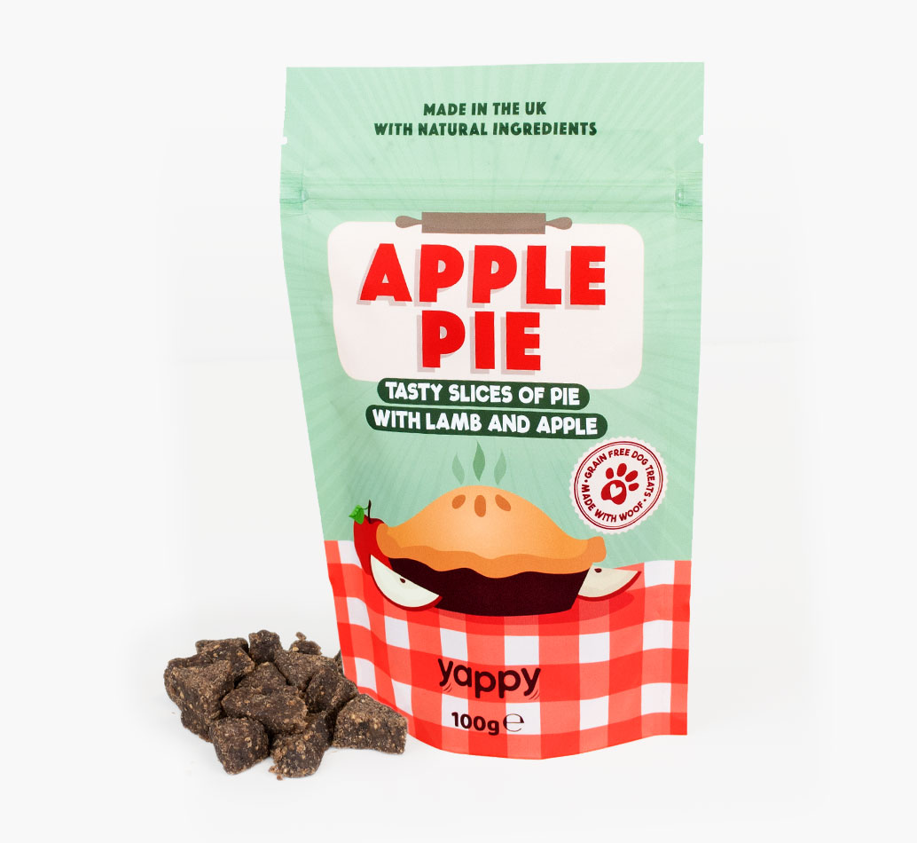 Apple Pie Dog Treats for your Dog} - front view