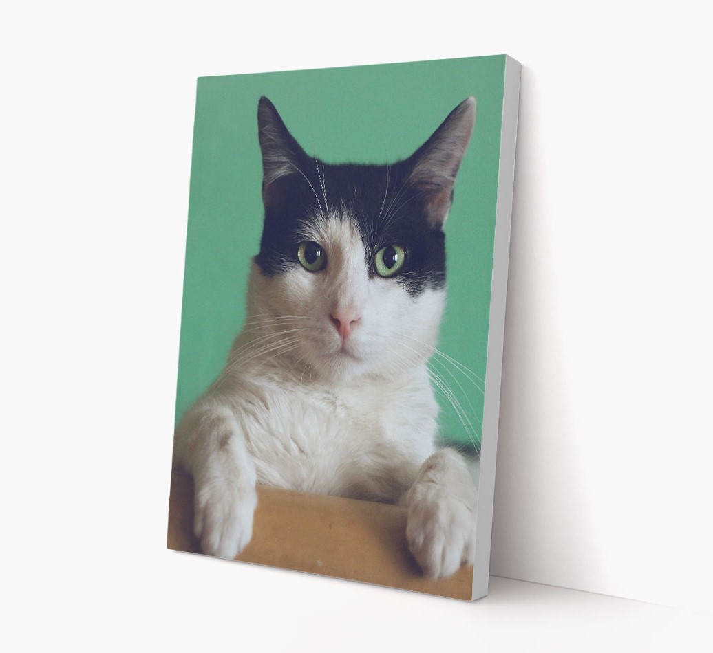 Portrait Canvas Print for your Cat