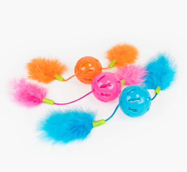 Feather Twizzlers - Set of 3 for your Cat