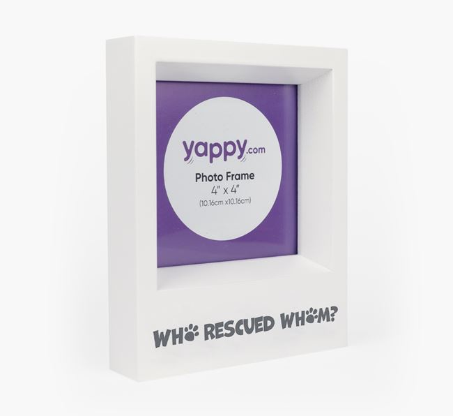 'Who Rescued Whom' - Personalised Chihuahua Photo Frame
