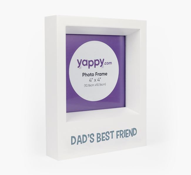 'Dad's Best Friend' - Personalised Dog Photo Frame