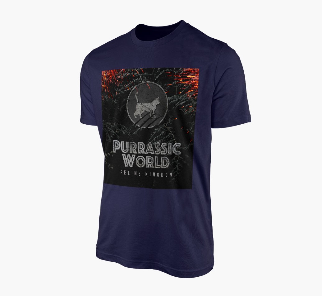 'Purrassic World' - Personalised Cat T-Shirt