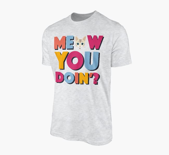 'Meow You Doin'?' - Personalised Bengal T-Shirt