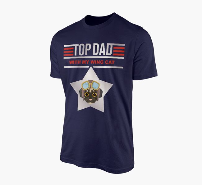 'Top Dad' - Personalised Bengal Adult T-shirt