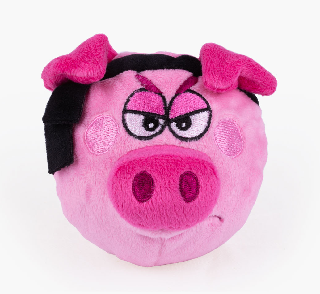 Pork Chop Dog Toy for your Biewer Terrier} - front view