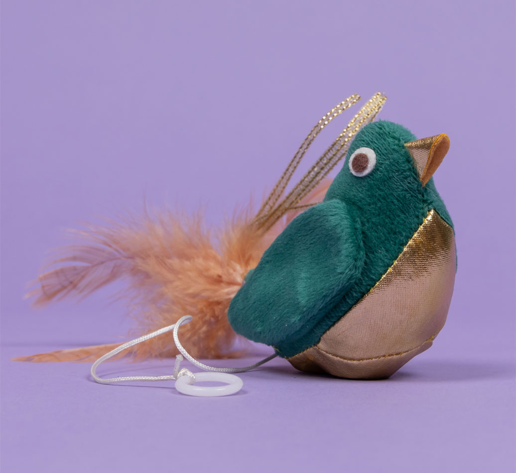 'Magical Forest Shaking Bird' Cat Cat Toy - front view