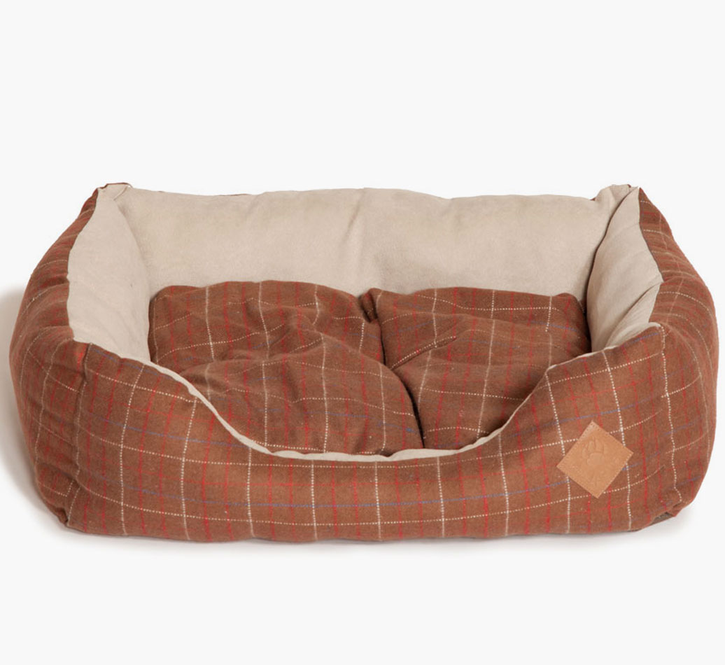 Danish Design Brown Tweed Snuggle Dog Bed