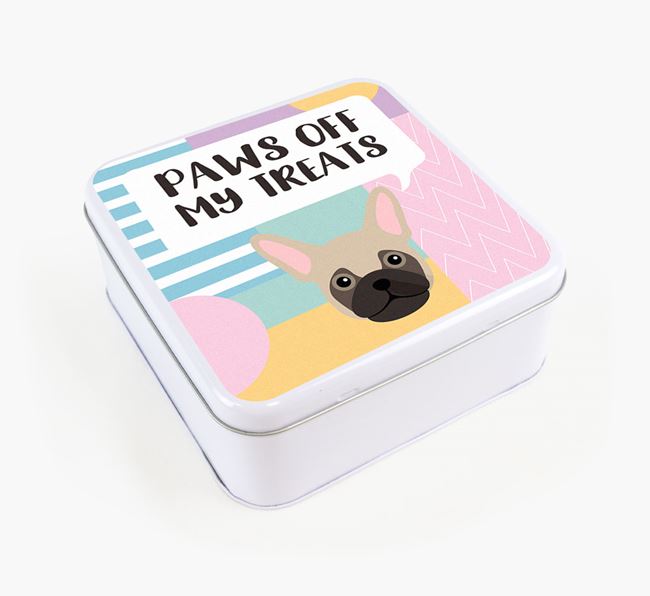 'Paws Off' Square Tin for Frug's Treats