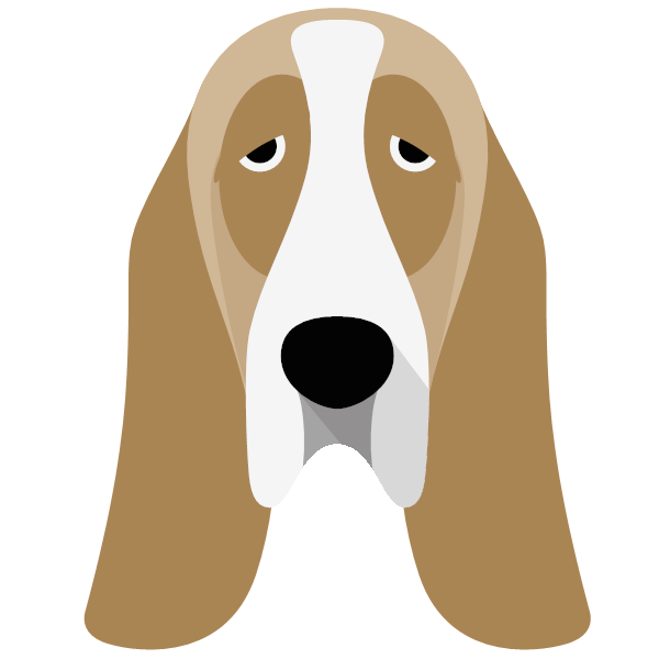 Nodding sales basset hound