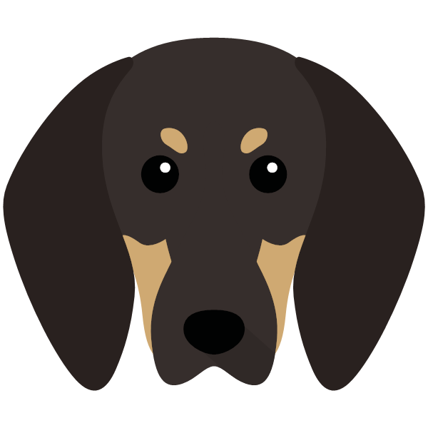 Black and Tan Coonhound Icon